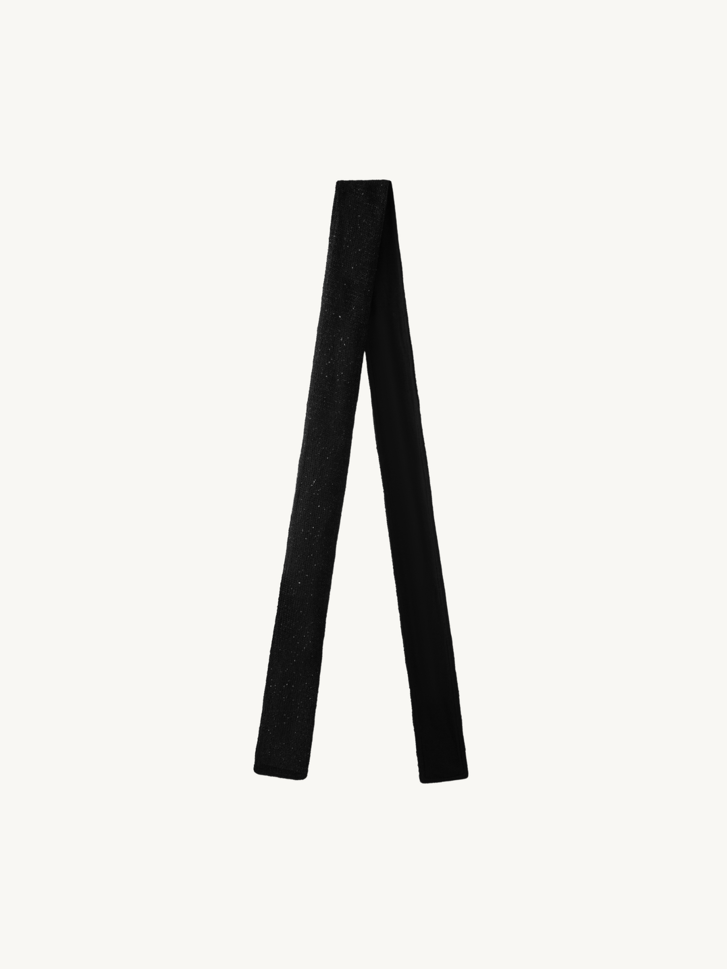 Natalia Skinny Scarf - Black Sequin