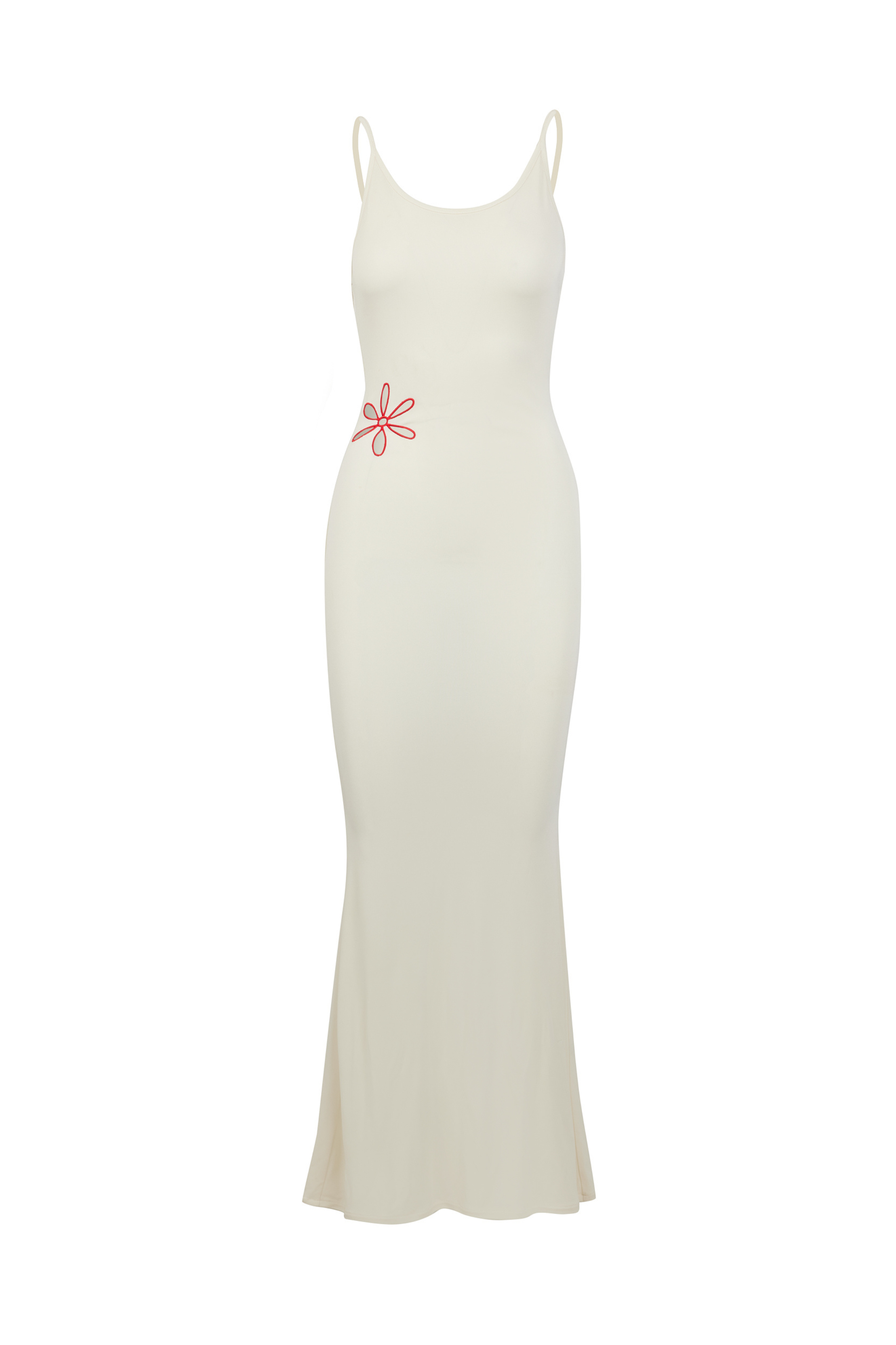 Stella Sleeveless Cutout  Dress In Grey main image 1