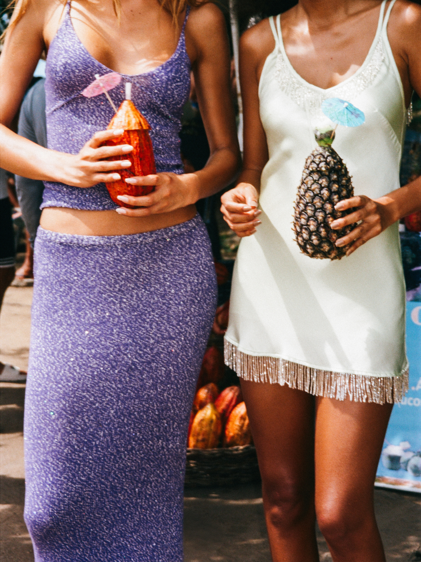 Carolina Skirt - Violet Sequin