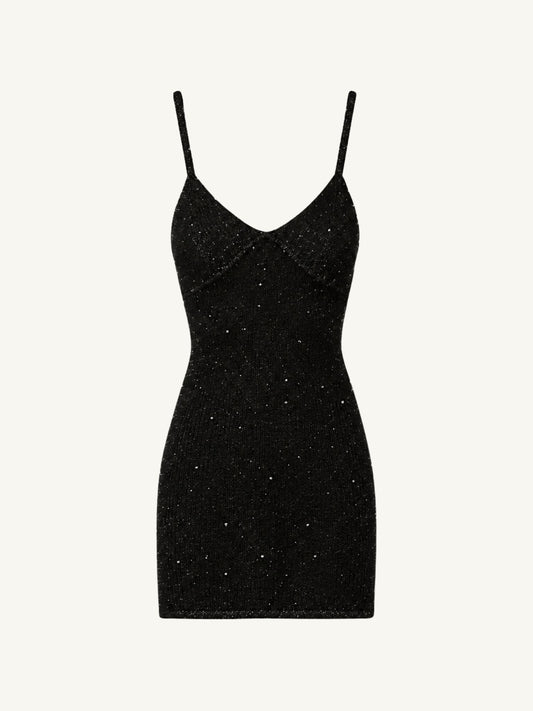 Black/Silver Sequin