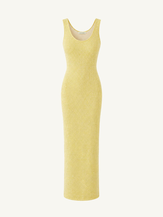Butter Yellow Sequin