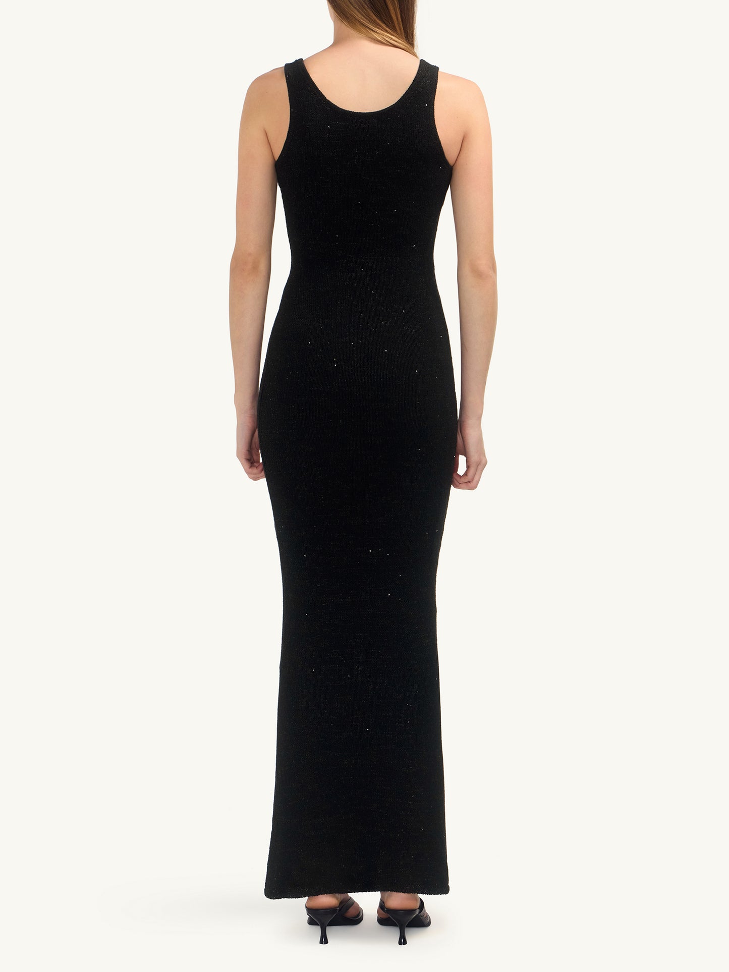 Ana Dress - Black Sequin