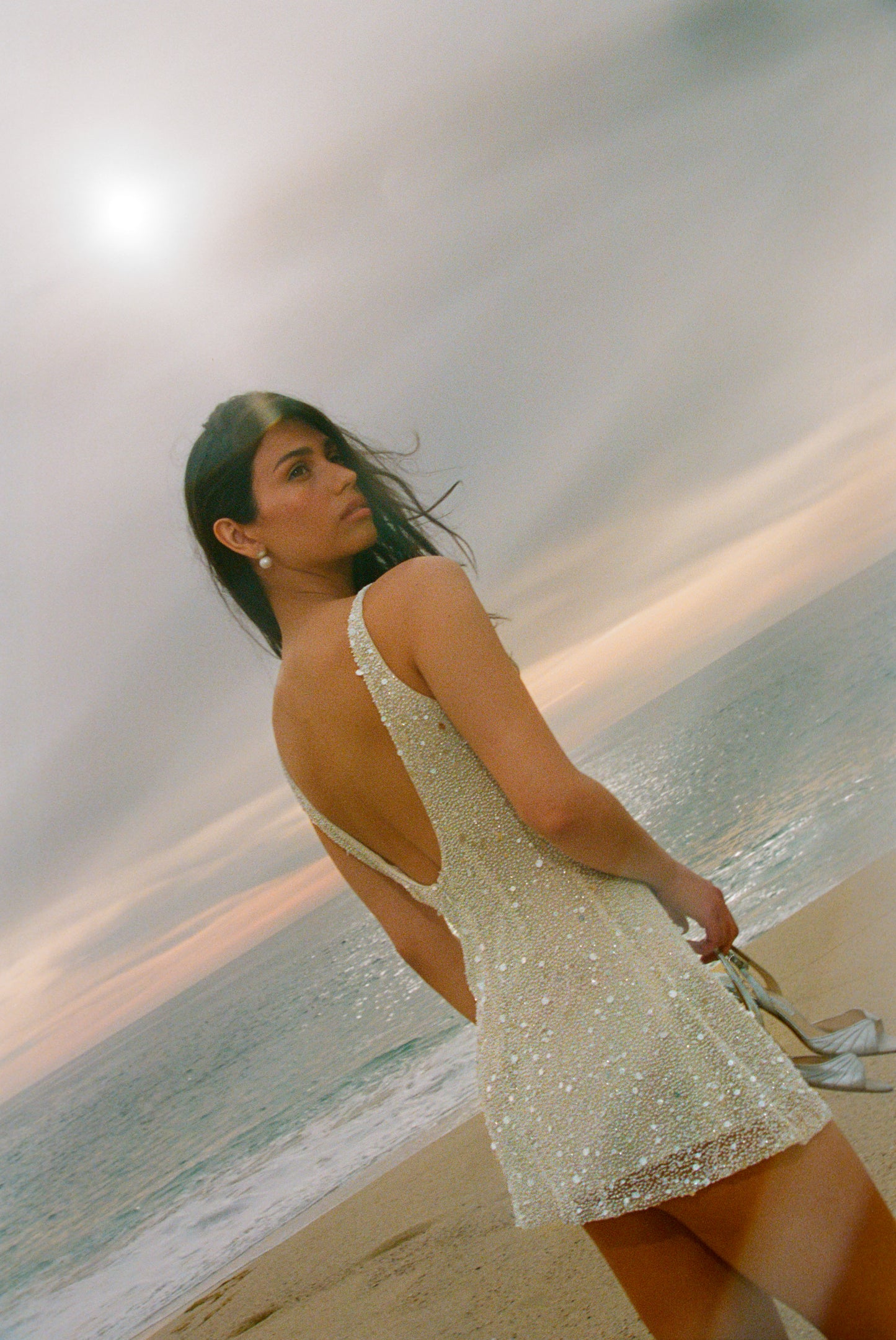 Ophelia Mini Dress - Salt