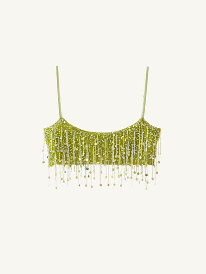Yasmin Hand Beaded Bralette