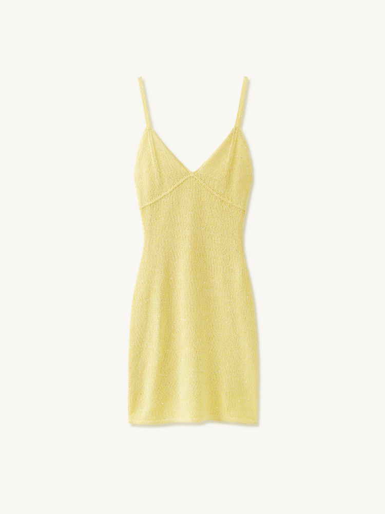 Butter Yellow Sequin
