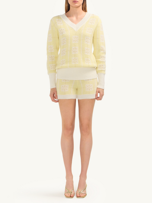 Gigi Jacquard Short - Butter