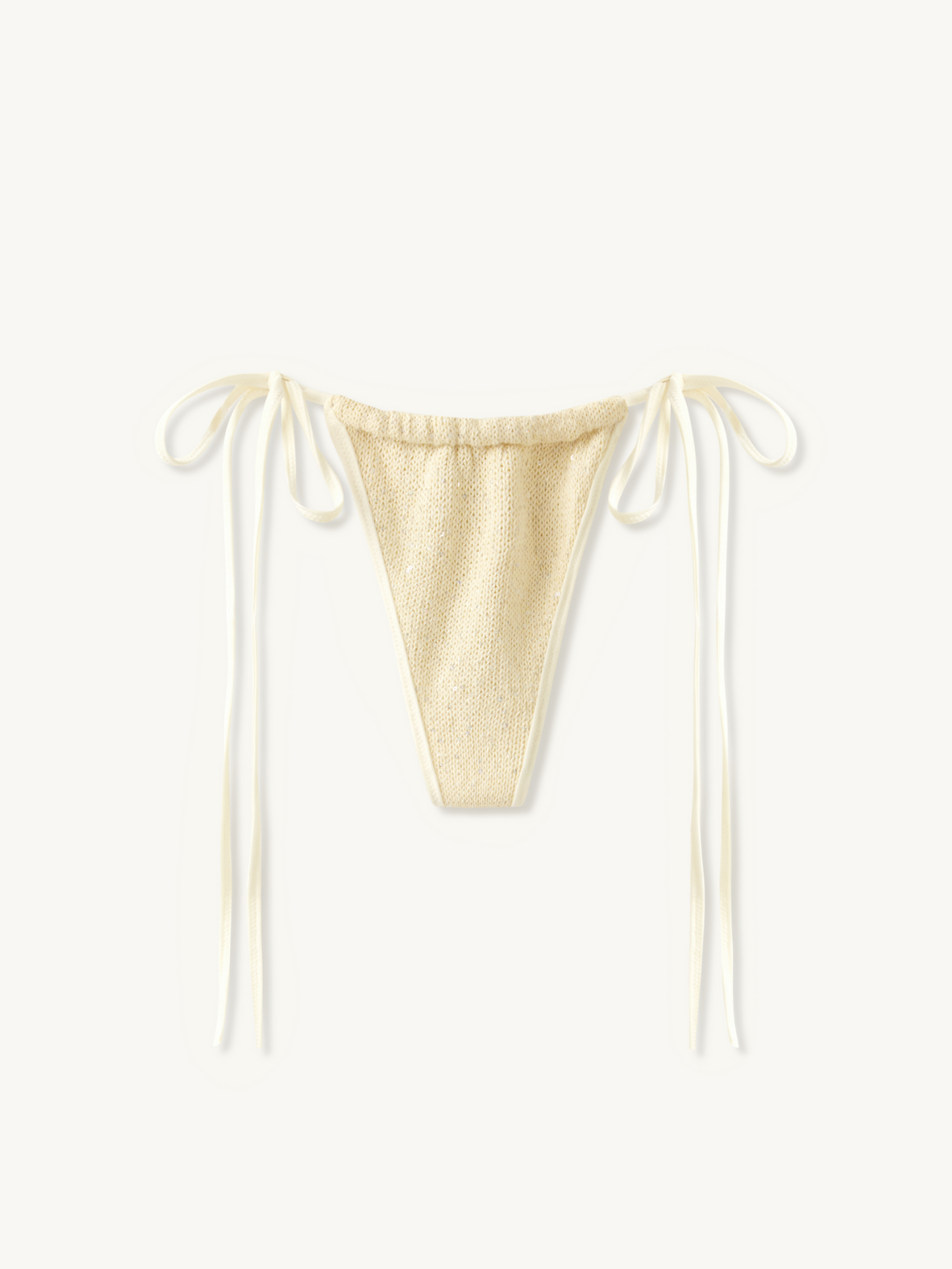 Lio Bikini Bottom - Ivory Sequin