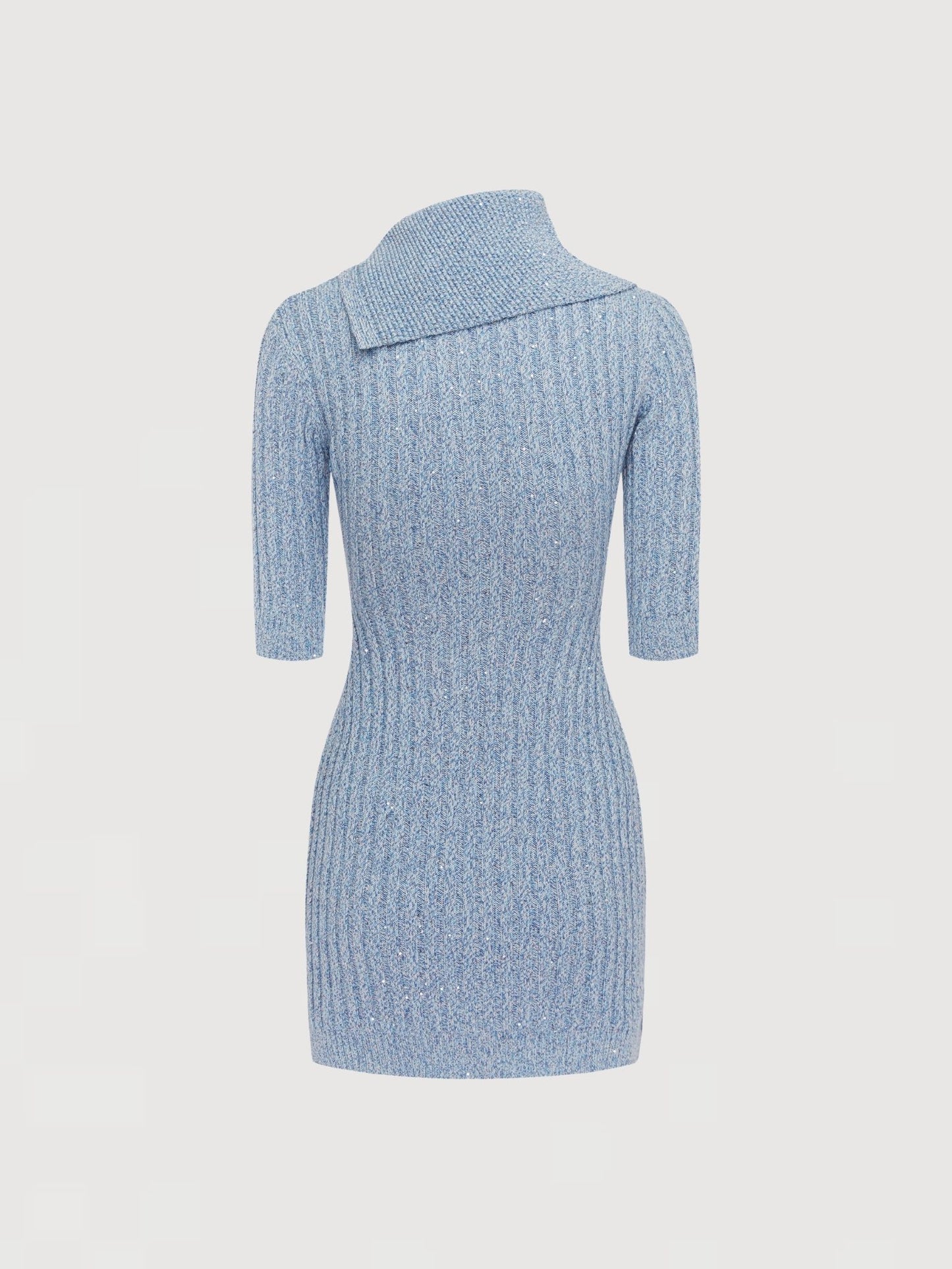 Ashley Mini Dress - Blue Marl Sequin