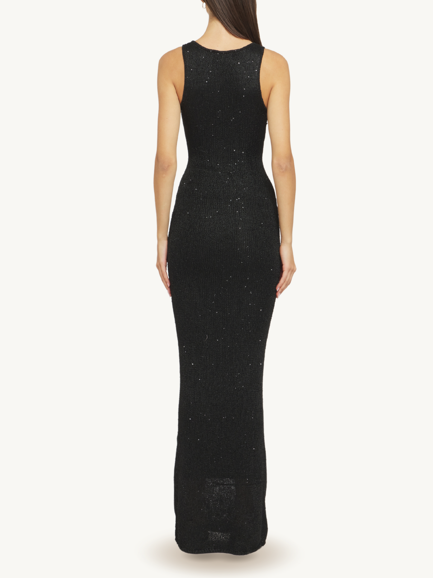 Natalia Dress - Black Sequin