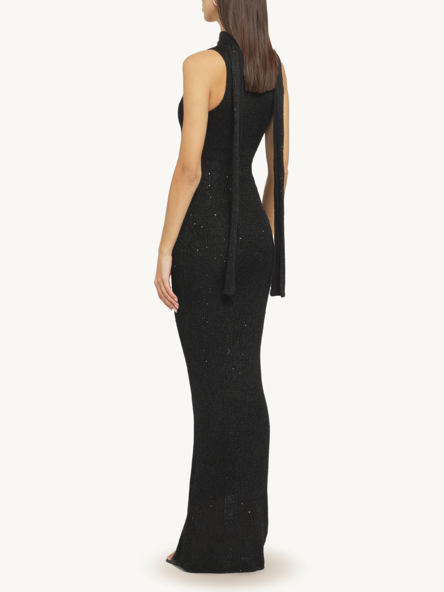 Natalia Dress - Black Sequin