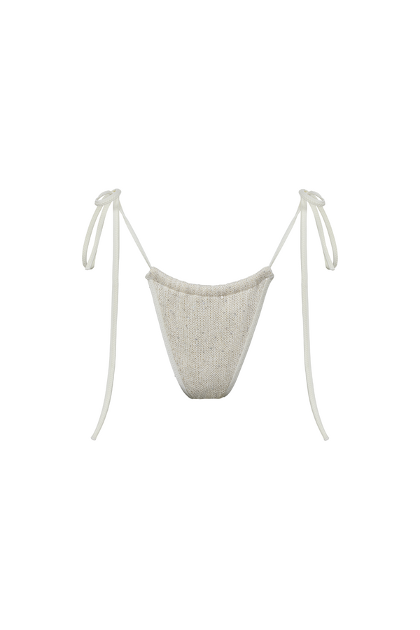 Lio Bikini Bottom - Ivory Sequin