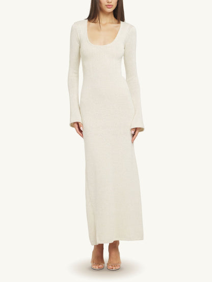 Ella Long Sleeve Dress - Snow Sequin