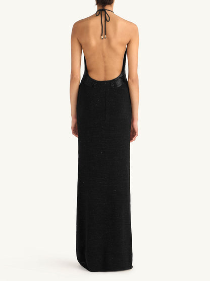 Katie Dress - Black Sequin