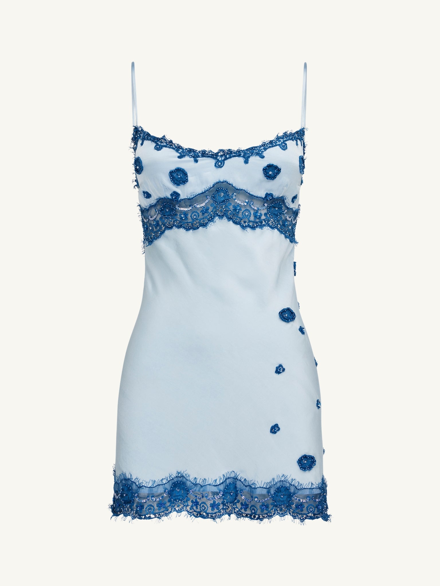 Arlette Hand Beaded Mini Dress