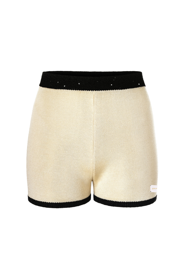 Naomi Contrast Short - Champagne