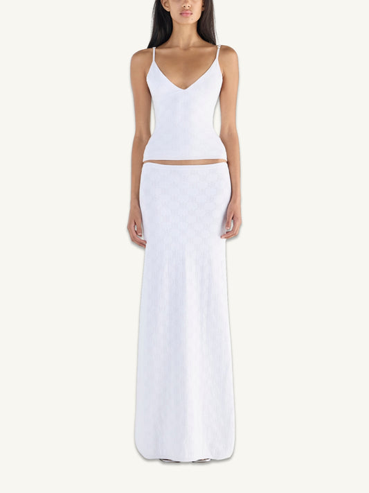 Pointelle Carolina Camisole - Salt