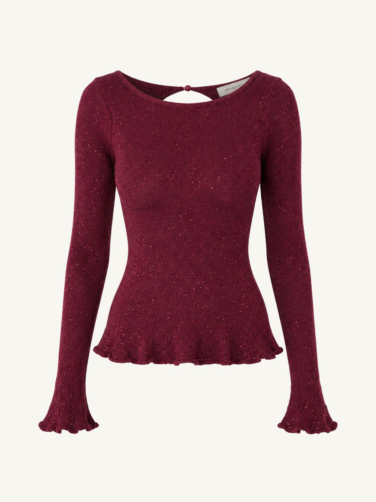 Michaela Longsleeve Top - Port Sequin