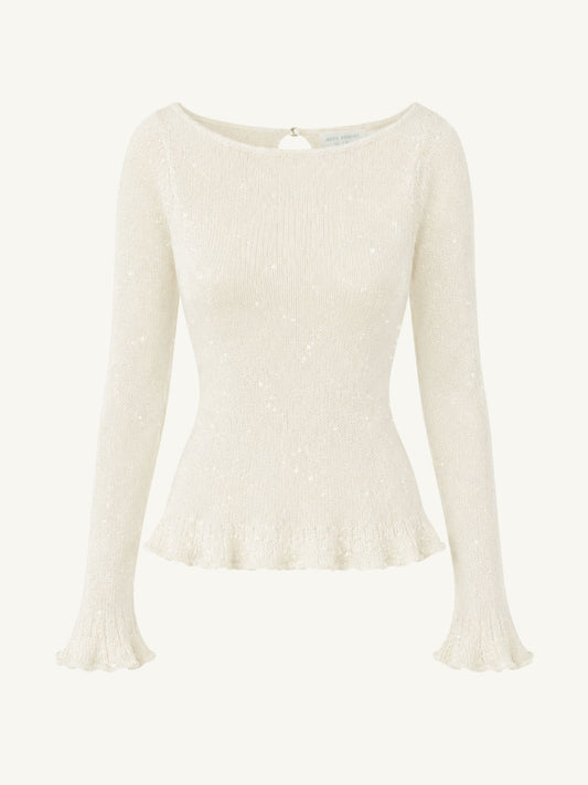 Star White Sequin