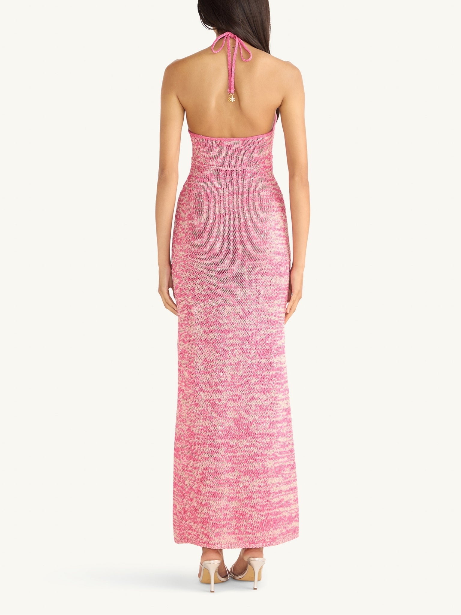 Olivia Halter Dress - Hydrangea Pink Sequin – ASTA RESORT