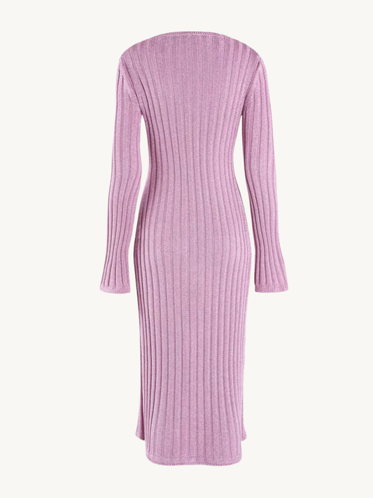 Rosie Cardigan - Mauve Lurex