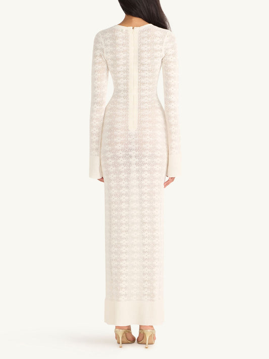 Miranda Long Sleeve Dress - Ivory
