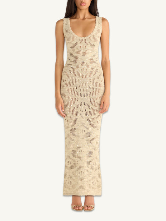 Eve Dress - Sand Shimmer