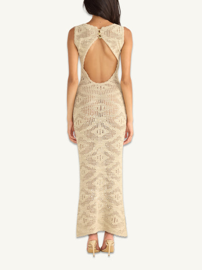Eve Dress - Sand Shimmer