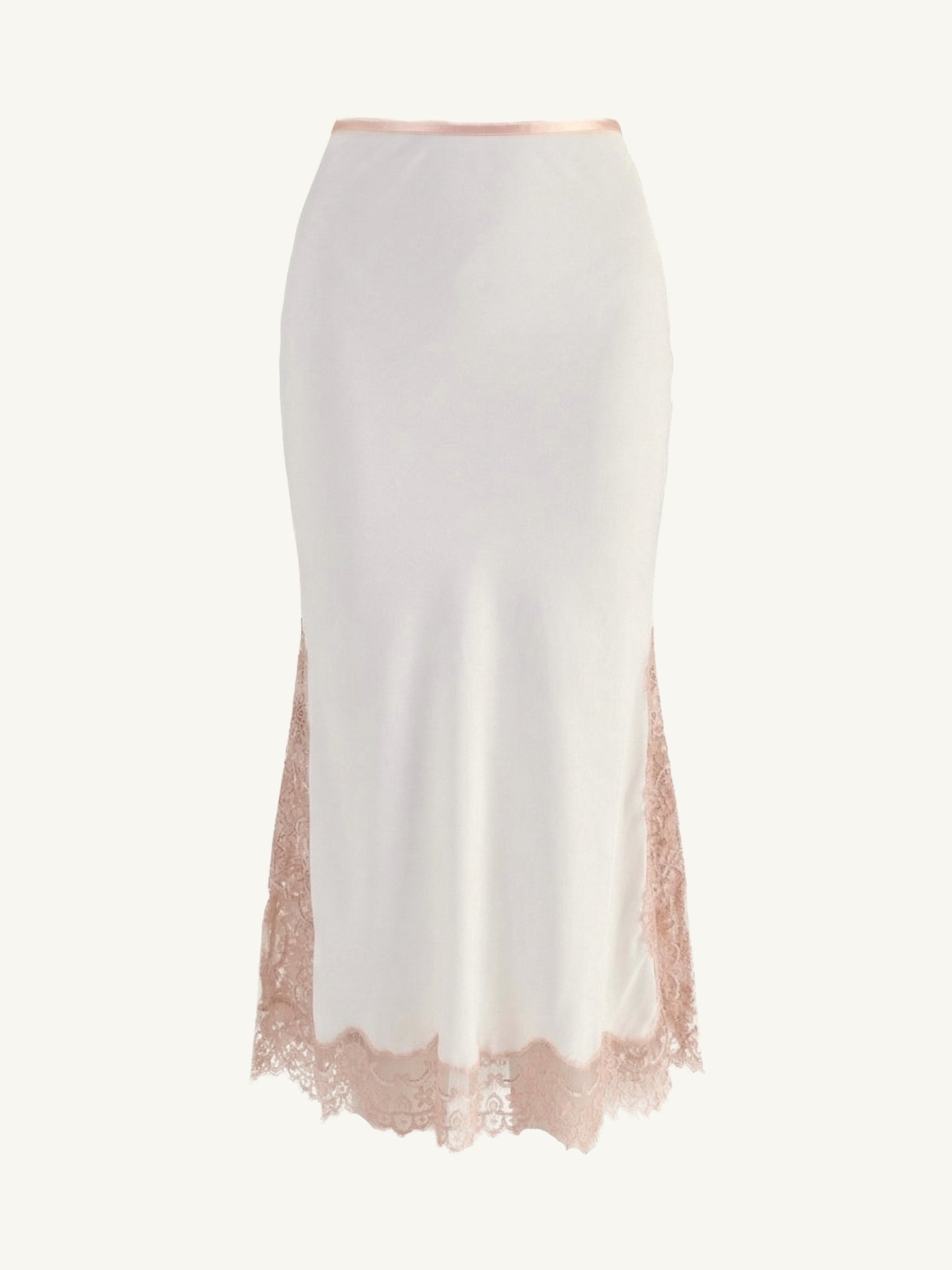 Nikolina Midi Skirt - Salt/Pink