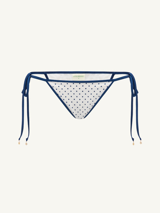 Mia Bikini Bottom - Navy Polka