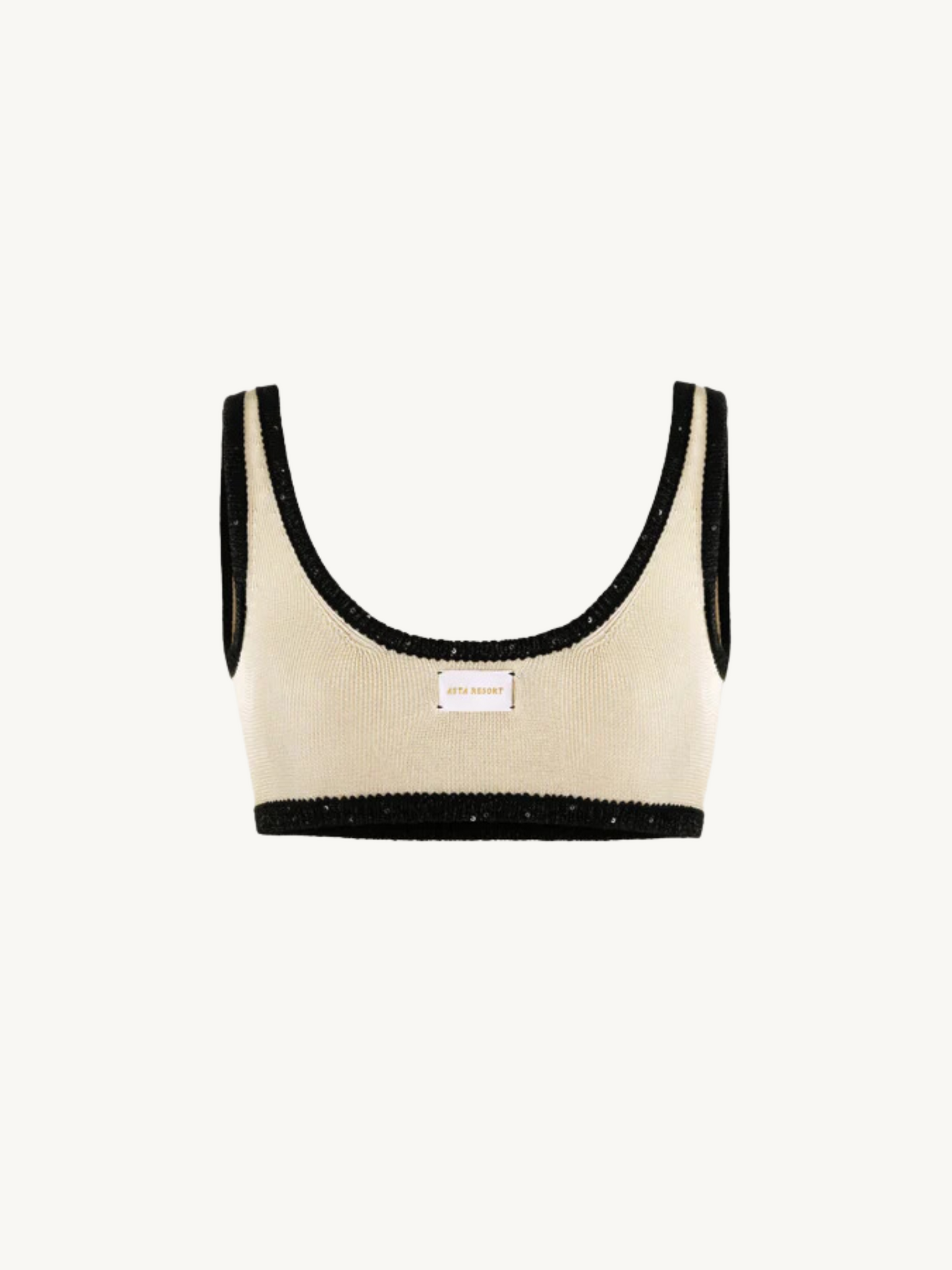 Naomi Contrast Bralette - Champagne