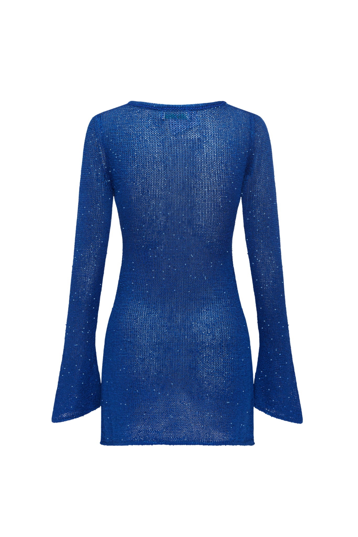 Maya Long Sleeve Mini Dress  - Midnight Sequin