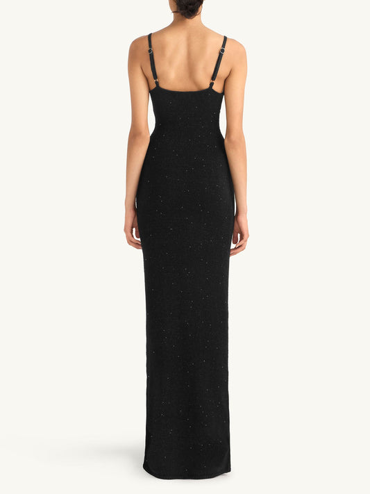 Delilah Dress - Black Sequin