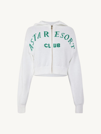 AR Club Hoodie Sweater - White