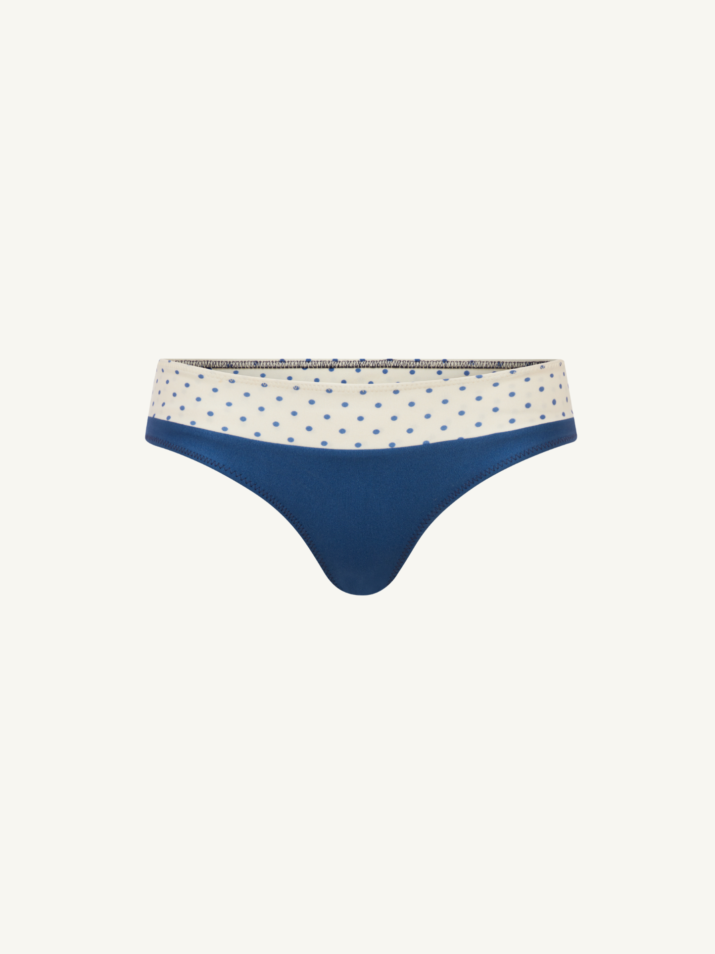 Lola Bikini Bottom - Navy Polka