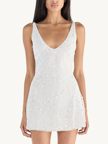 Ophelia Mini Dress - Salt