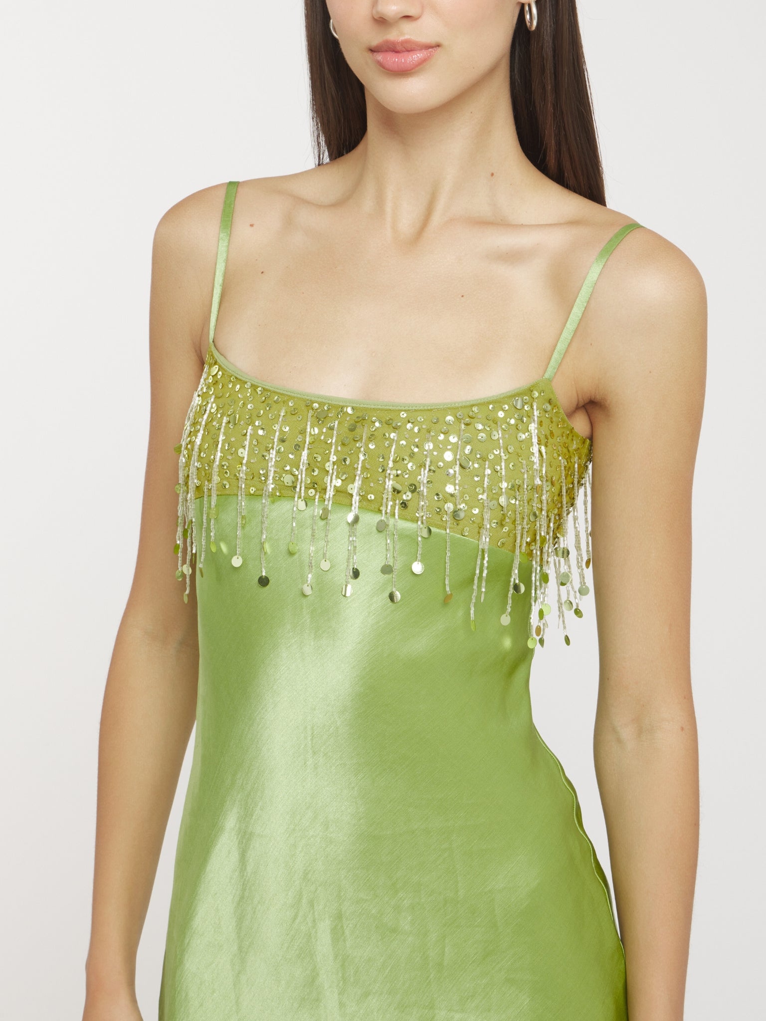 Yasmine Brown Bustier Panel Mini Dress