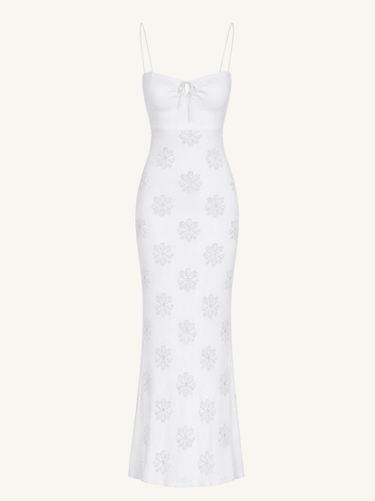 Cecilia Dress - Venetian White