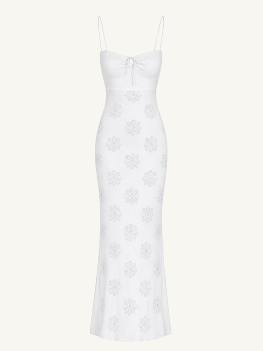Cecilia Dress - Venetian White