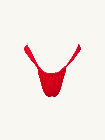 Frida Bikini Bottoms - Cherry Red