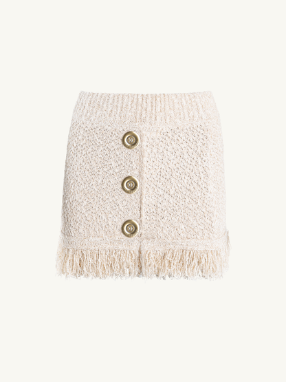 Angelina Mini Skirt - Snow