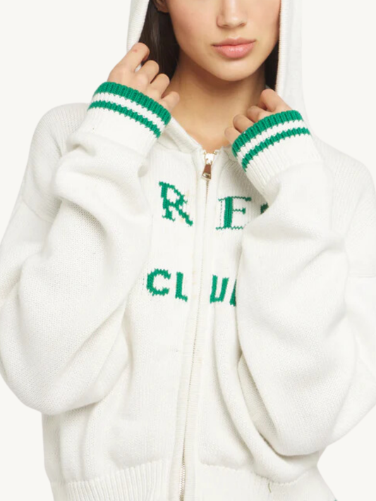 AR Club Hoodie Sweater - White