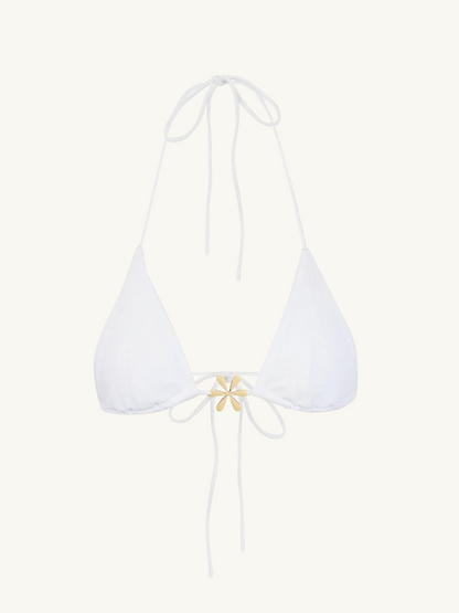 Juliana Bikini Top - White