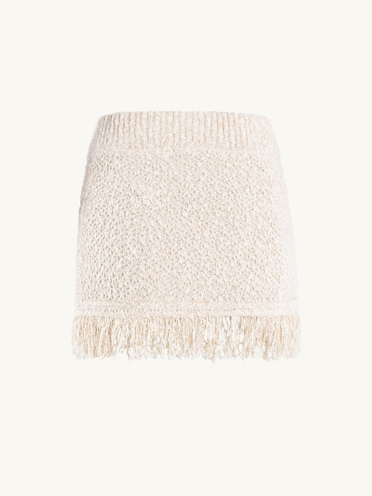 Angelina Mini Skirt - Snow