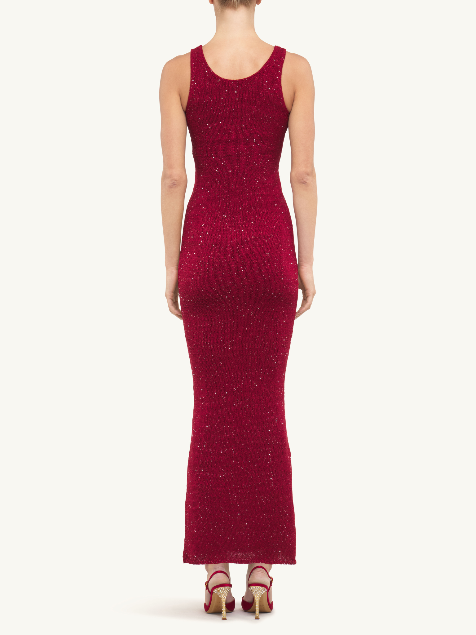 Ana Dress Wine Sequin ASTA RESORT