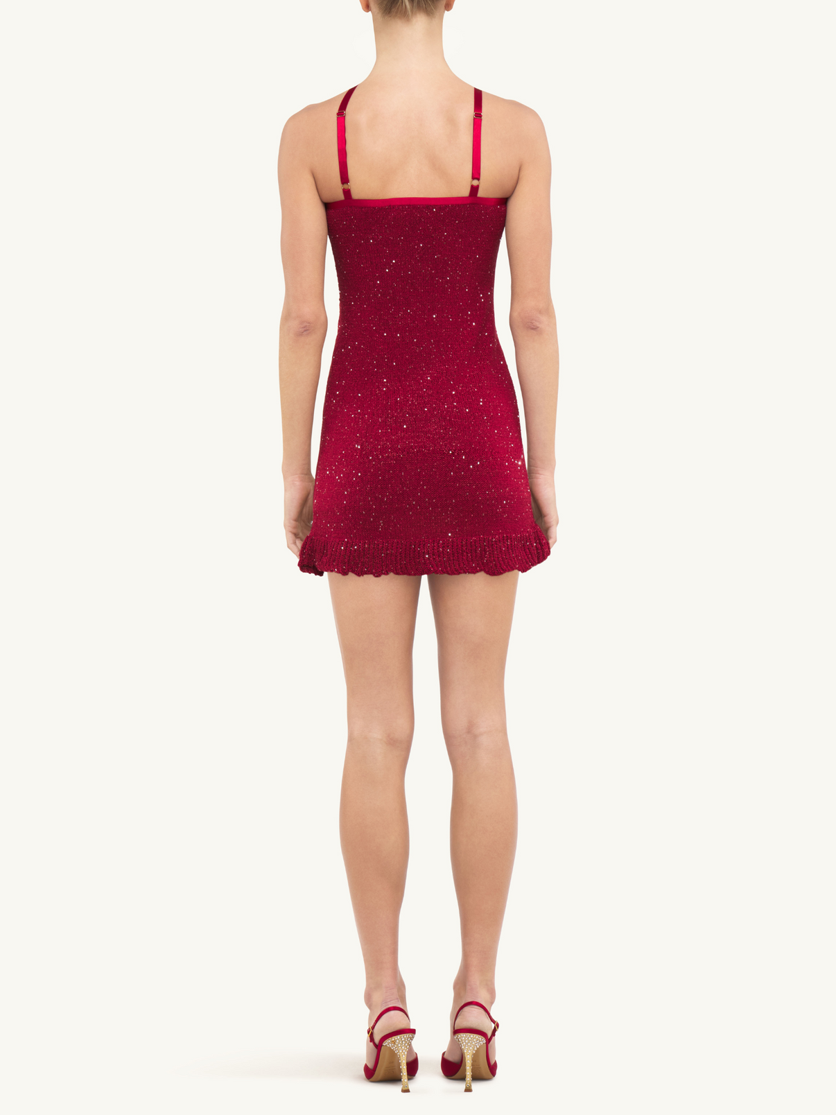 Asta Resort Ana Dress Wine Sequin