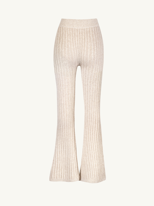 Diana Knitted Leggings - Snow Shimmer
