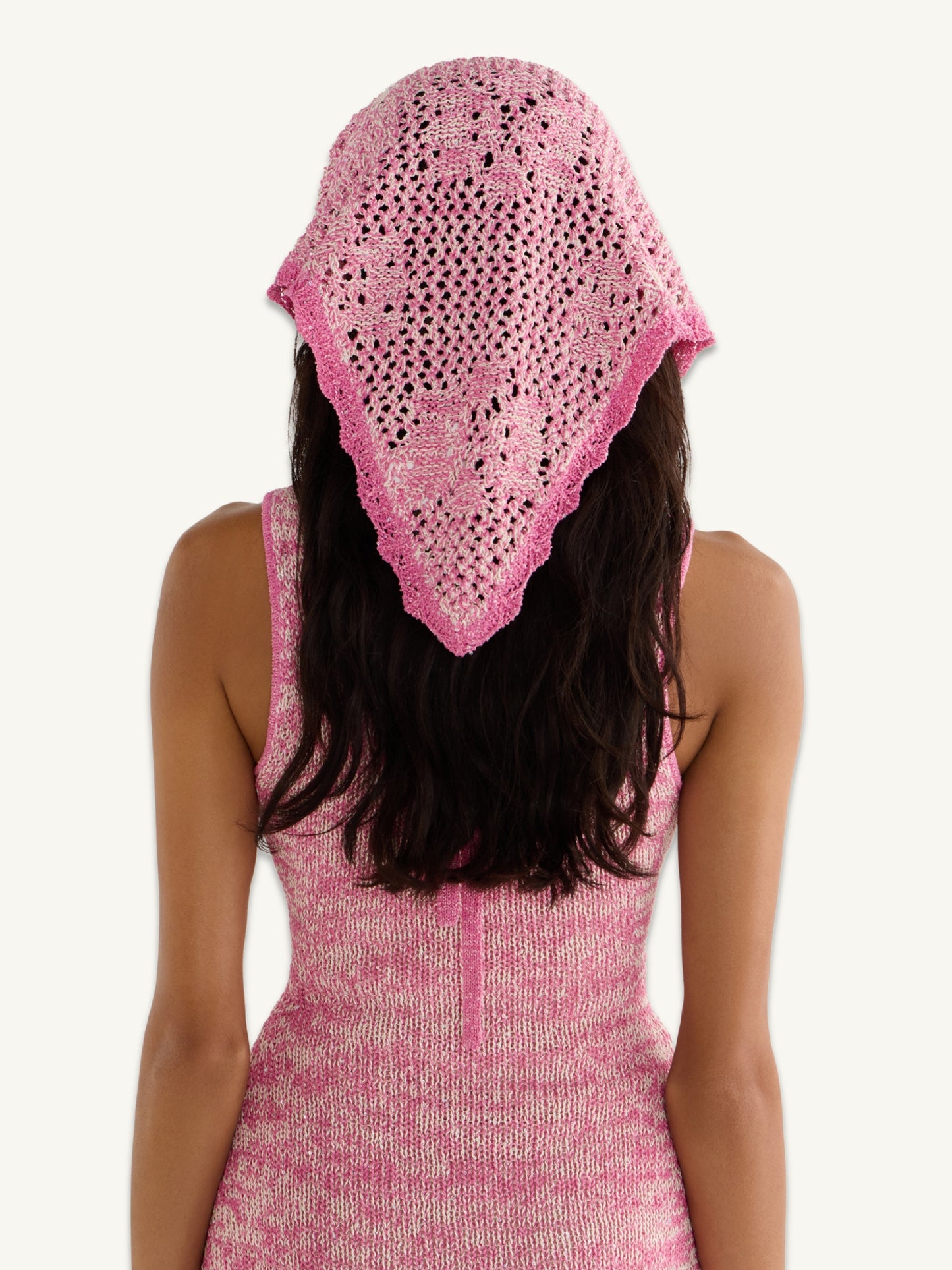 Paillette Bandana - Hydrangea Pink Sequin