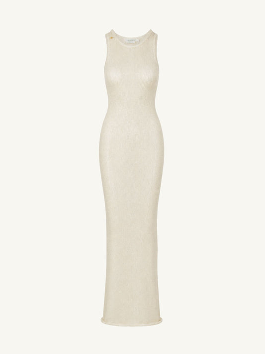 Natalia Dress - Ivory Sequin