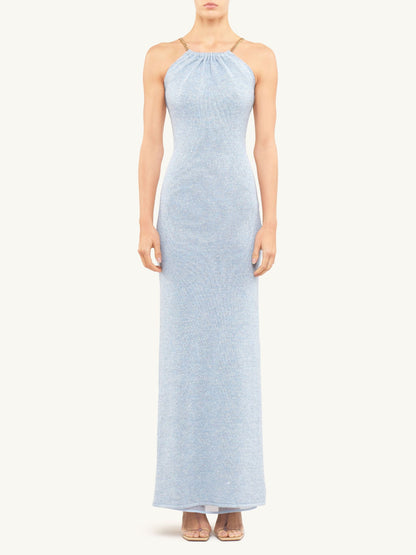 Carlotta Gown - Sky Blue Sequin