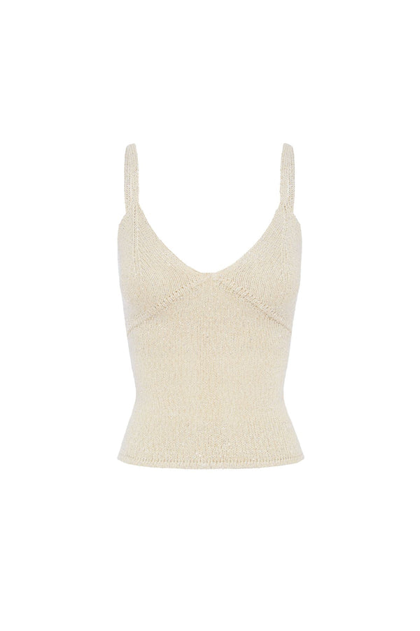 Carolina Camisole - Ivory Sequin